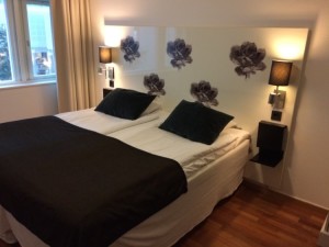 Standard-huone Scandic Ariadnessa.