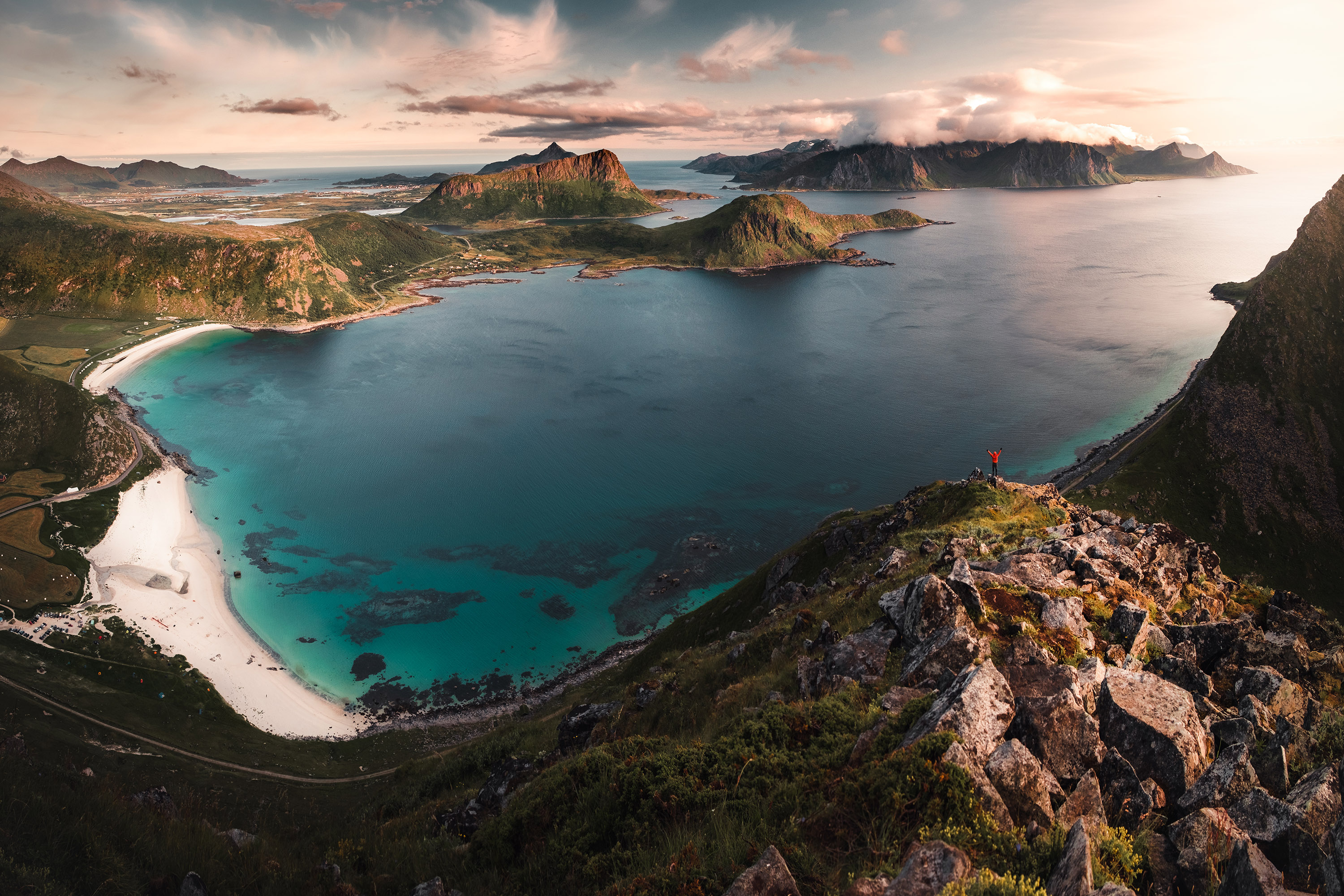 Luonnonrannat, Pohjois-Norja, Lofootit, Haukland
